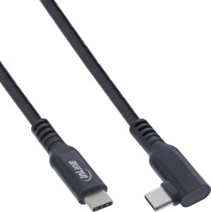 InLine InLine® USB 3.2 Gen.1 Cable, USB Type-C male/male angled for VR, black, 5m 1