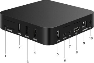 Odtwarzacz multimedialny Odtwarzacz multimedialny smart tv box android 4k 7