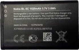 Bateria OEM Bateria do Nokia 6230 BL-5C 1020 mAh 3,7V 20