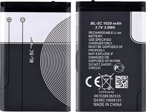 Bateria OEM Bateria do Nokia 6230 BL-5C 1020 mAh 3,7V 23