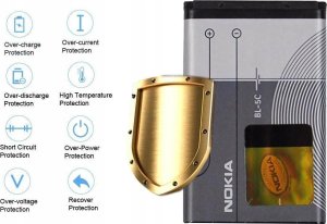 Bateria OEM Bateria do Nokia 6230 BL-5C 1020 mAh 3,7V 7