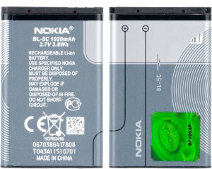 Bateria OEM Bateria do Nokia 1100 , 3110, E50 BL-5C 800 mAh 11