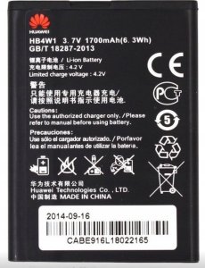 Bateria OEM Bateria do Huawei Ascend G510 HB4W1 1700 mAh 3,7V 1