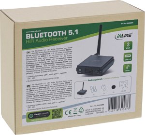 InLine ® Bluetooth 5.1 HiFi Receiver & USB DAC, with LCD 8