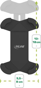 InLine InLine® One Click Easy 3 Drive & Ride Set with universal clamp and ventilation grille clip 3