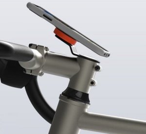 Extra Digital Extra Digital Telefono laikiklis dviračiui, tvirtinamas prie rėmo, oranžinis 3