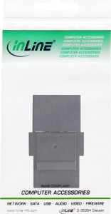 Adapter USB InLine InLine® USB 3.1 Snap-In module, USB-C F/F, black housing 3