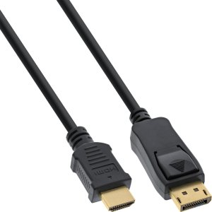 Adapter AV InLine InLine® DisplayPort to HDMI Converter Cable black 7,5m 1