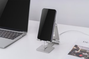 Podstawka InLine InLine® Aluminium smartphone holder universal up to 10" 9