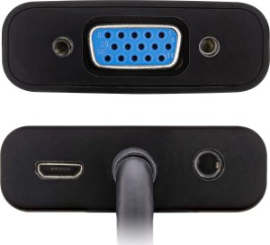 Adapter AV InLine InLine® Converter Cable HDMI to VGA, with Audio 2
