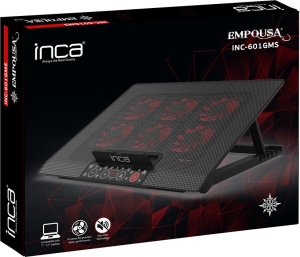 Podstawka chłodząca Inca INCA Notebook Kühler INC-601GMS  Bedienfeld, 7-17", 6 Lüfter retail 11