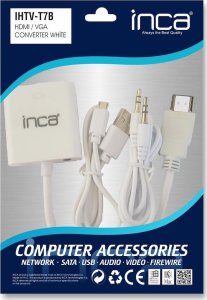 Adapter AV Inca HDMI - D-Sub (VGA) biały (IHTVJ-7TB) 2