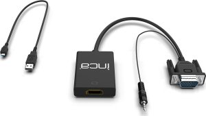 Adapter AV Inca INCA Adapter IVTH-02  VGA + USB-A + Audio > HDMI, 0.2m retail 4