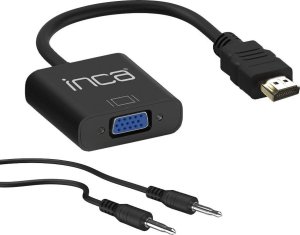 Adapter AV Inca INCA Adapter IHTV-7TS HDMI > VGA St. + USB Audio, 1080P, SW retail 2