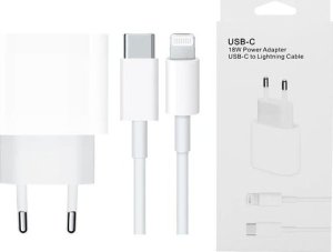 Ładowarka OEM Ładowarka do iPhone 18W MHJ kabel USB-C 1m 1