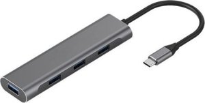 HUB USB Extra Digital Adapteris USB Type-C - 4 x USB 3.0 2