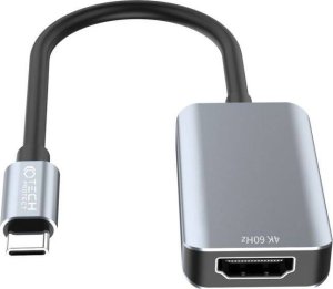 Adapter USB Tech-Protect USB-C - HDMI Srebrny  (9490713934746) 3