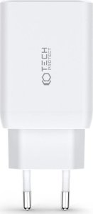 Ładowarka Tech-Protect TECH-PROTECT C65W 3-PORT NETWORK CHARGER PD65W/QC3.0 WHITE 2