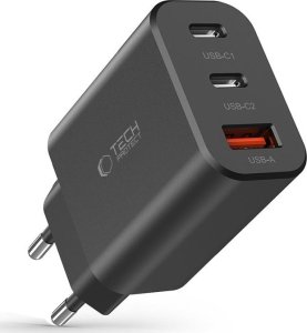 Ładowarka Tech-Protect Ładowarka sieciowa Tech-Protect C30W 3-port Network Charger PD 30W QC 3.0 Black 5