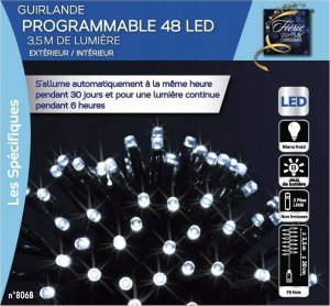 Lampki choinkowe Fééric Lights and Christmas Lampki świąteczne, dekoracyjne 48 LED, 3,5 metra, białe 2