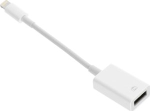 Adapter AV OEM Adapter OTG USB A (żeński) do Lightning (męski) biały 1