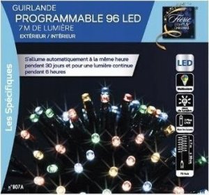 Lampki choinkowe Fééric Lights and Christmas Lampki świąteczne, dekoracyjne 96 LED, 7 metrów, wielokolorowe 3