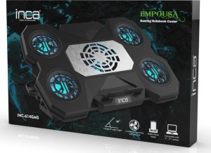 Podstawka chłodząca Inca INCA Notebook Kühler INC-614GMS  Gaming, 9-17", 5 Lüfter 7