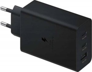 Ładowarka OEM ŁADOWARKA SIECIOWA PD 2xUSB-C 65W 1xUSB CZARNY BULK 1