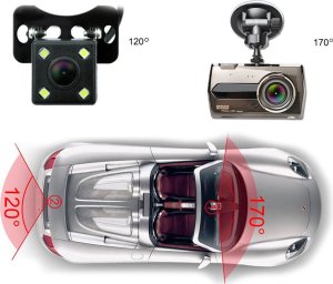 Wideorejestrator Kamera samochodowa full hd z wyświetlaczem lcd cofania wideorejestrator 11