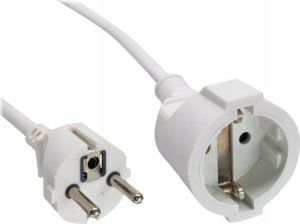 Kabel zasilający InLine InLine® Power Extension Cable Type F white 2m 1