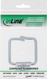 Organizer InLine InLine® Cable bracket, metal, zinc plated, opening short side, 140x100mm 2