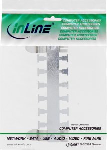 Organizer InLine InLine® Cable guide rail for mounting on top-hat rail (TS35) metal 3