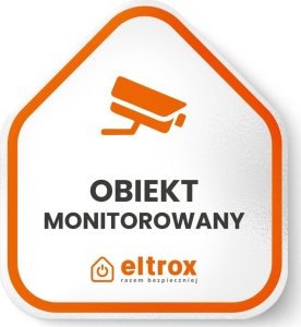 OEM Tabliczka PCV Obiekt Monitorowany Eltrox 1