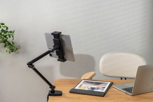 Stojak InLine InLine® Tablet holder with table clamp, up to 12.9", black 9