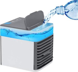 Wentylator USB Aptel Przenośny KLIMATOR USB z funkcją nawilżania 7W 16x16cm biało-szary DA182 3