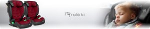 Fotelik samochodowy Nukido Fotelik samochodowy Nukido Louis czarno-czerwony 15-36 kg ISOFIX 16