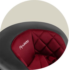 Fotelik samochodowy Nukido Fotelik samochodowy Nukido Louis czarno-czerwony 15-36 kg ISOFIX 10