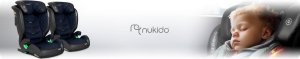 Fotelik samochodowy Nukido Fotelik samochodowy Nukido Louis czarno-granatowy 15-36 kg ISOFIX 16