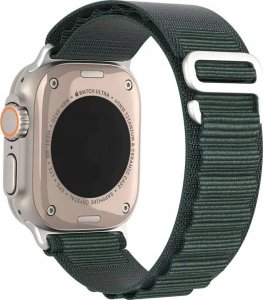 OEM DUX DUCIS pasek GS nylonowy do Apple Watch 42 / 44 / 45 / 49 mm oliwkowy 2