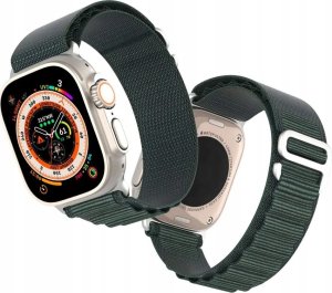 OEM DUX DUCIS pasek GS nylonowy do Apple Watch 42 / 44 / 45 / 49 mm oliwkowy 3