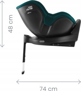 Fotelik samochodowy Britax Römer Britax Romer Dualfix Pro M automobilinė kėdutė, Juodos (Space) spalvos 8