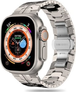 Tech-Protect TECH-PROTECT STAINLESS LINE APPLE WATCH 4 / 5 / 6 / 7 / 8 / 9 / SE / ULTRA 1 / 2 (42 / 44 / 45 / 49 MM) TITANIUM 1