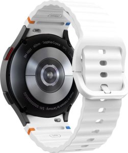 Tech-Protect TECH-PROTECT SILICONE SPORT SAMSUNG GALAXY WATCH 4 / 5 / 5 PRO / 6 / 7 / FE WHITE 2