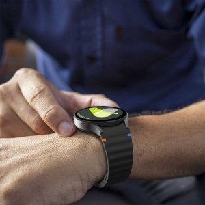 Tech-Protect TECH-PROTECT SILICONE SPORT SAMSUNG GALAXY WATCH 4 / 5 / 5 PRO / 6 / 7 / FE BLACK 4