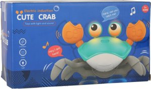 Krab pełzający interaktywny z dźwiękiem zielony 13