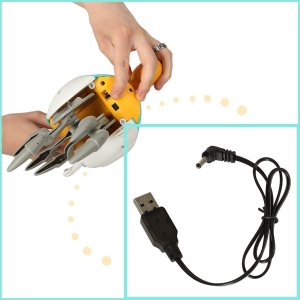 Krab pełzający interaktywny z dźwiękiem zielony 6