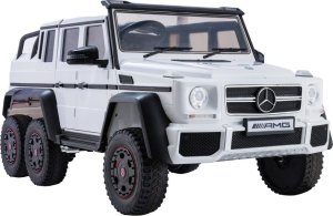 Lean Cars Auto Na Akumulator Mercedes G63 6x4 24V Biały 1