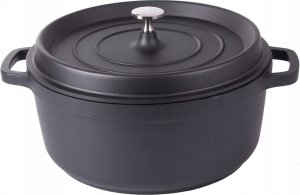 Garnek brytfanna do gotowania pieczenia non stick indukcja gaz pokrywa 7l 1