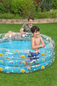 1life Basen ogrodowy dla dzieci 170x53cm Tropical BESTWAY 4