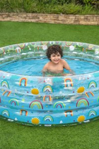 1life Basen ogrodowy dla dzieci 170x53cm Tropical BESTWAY 6